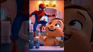 Spider Man and the Germ Monsters -Clean Teeth Story for Kids #learningforkids #brushyourteeth