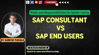 SAP-консультант против SAP-конечных пользователей — роли и обязанности для большей ясности — @gan...