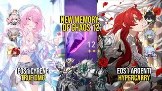 E0S1 Cyrene TruE Dmg & E0S1 Argenti Hypercarry | NEW Memory Of Chaos 12 | Honkai Star Rail 3.7