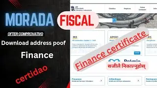 Finance Certidao/Proof of Address? finance address proof 2024