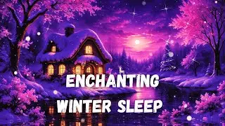 3 Hours of Healing Sleep Music to Reduce Stress-Enchanted Winter Cottage &ndash;  Calming Piano