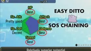 Easy Ditto SOS Chaining Guide for Pokemon Sun and Moon