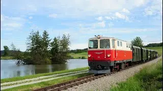 Waldviertelbahn N&Ouml;VOG V5 ehemalig &Ouml;BB 2095.05 von Gro&szlig; Gerungs nach Gm&uuml;nd 1. 6. 2022