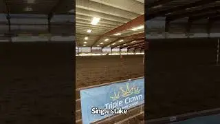 Gymkhana Event Mule & Donkey Show #americanmuleassociation ￼ #mule  #polebending #barrelracing