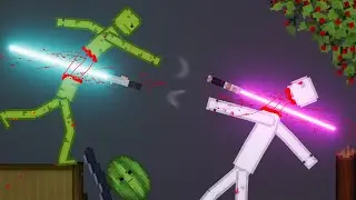 People Throwing Lightsabers At Each Other In People Playground (53)