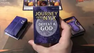 What is this? Journey into Nyx defeat a god pack? These aren&rsquo;t Magic cards! MTG solitaire? What? Huh