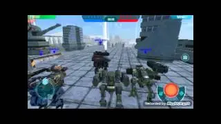 [WWR]-Walking war robot Clan VN-Test rogatka take 2 R40M ORKAN and Gl.patton take 4 EE APHID-PART 1