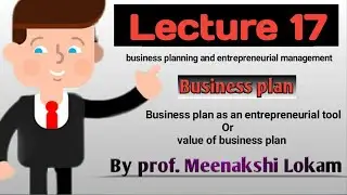 Business plan as an entrepreneurial tool/ value of business plan (sybms)