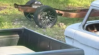 1965 f100 installation of a 2015 s550 rear end!