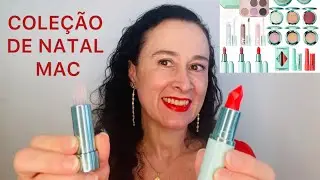 COLE&Ccedil;&Atilde;O DE NATAL MAC HOLIDAY : LIP OIL E BATOM VERMELHO🎄🤩 