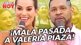América Hoy: Edson le hizo una mala pasada a Valeria Piazza  (HOY)