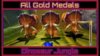 Sonic and the Secret Rings : All Gold Medals - Dinosaur Jungle
