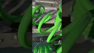 Ok Lime Green Springs go #HARD #powdercoat #powdercoating