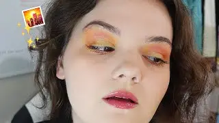 🌅 Sunset-Inspired Makeup | Easy Eyeshadow Tutorial 🌅