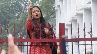 Shehla Rashid Shora, the first Kashmiri girl to win JNU polls