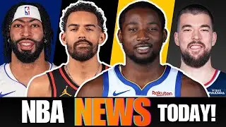 NBA News Today: Kuminga Interest Grows, Trae Young Trade Watch, AD & Zubac Updates!