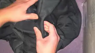 Lazyrolling Armored Black on Black Reflective Performance Hoodie Level 2 Pads Unboxing Assembly