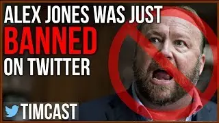 Alex Jones Was Just PERMANENTLY BANNED On Twitter