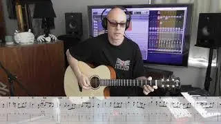LCM Grade 3 acoustic guitar: Planxty Irwin with tab and rhythm guitar backing