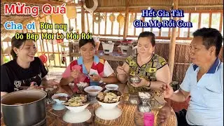 Ăn Mừng Cái Bếp Mới Cho Căn Chòi. Giò Đuôi He.o Hầm Măng Tre Bữa Cơm Gia Đình..