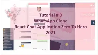 #3 Build ReactJS Firebase Chat Application | Build WhatsApp Web App clone| Create Firebase