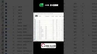 Excel в Gcode #oneclickcabinet #sketchup #plugins #cnc