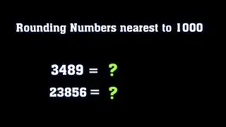 Rounding Numbers | Rounding Numbers Nearest 1000 | How to Round Numbers| Maths in Malayalam