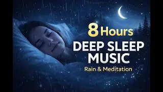8 Hours of Super Deep Sleeping Music - Insomnia Relief Music, Sleep Meditation Music, Rain Sounds