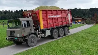 Перевозка кукурузы на военном грузовике (Saurer) 🇨🇭🌽 Прототип