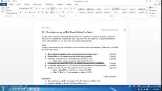 Excel example - protecting worksheet and content