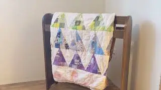 Very Easy Simple DIY Oak Quilt Rack