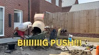 Creating a Picture Frame Lawn with Garden Edging Blocks | Landscaping Transformation
