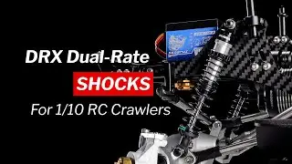 INJORA 80&ndash;120mm Dual-rate Spring Oil Shocks for 1/10 RC Crawler
