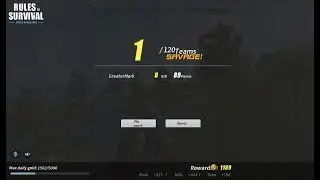 CHICKEN DINNER !?!?!? Rules of Survival PC Gameplay!!!