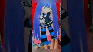 Stocking Anarchy #anime #fanart #shorts