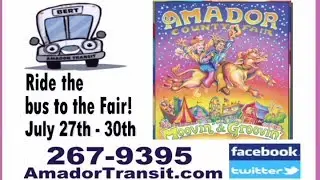 Amador Transit Bus Service to the  Amador County Fair 2017 TSPN