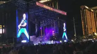 Las Vegas first shots fired at 9:49 taking out window!