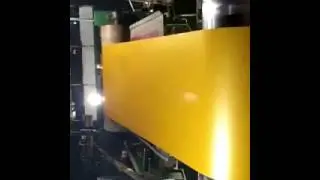 yellow Color steel coil