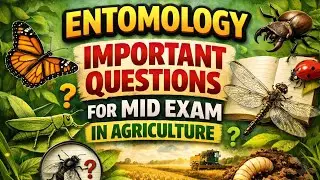 🐞#entomology #important #question #6th deans #agriculture 1st yr🦗🐝🐞 30+pacca
