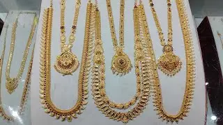 10 Sovereign Gold Haram collection | Saravana Elite Gold wedding Collection