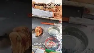 Paneer Hot Dog | street food #shorts