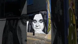 Graffiti Ozzy Osbourne BETHNAL GREEN ROAD LONDON E1 #graffiti #streetart   #ozzyosbourne