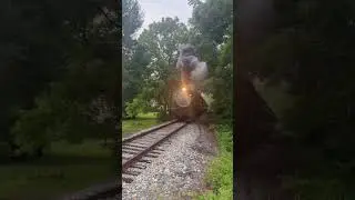 Wilmington and Western&rsquo;s steam train attempts the hill up to Hockessin, DE #steamengine #steamtrain