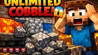 Episode 6-I Built an UNLIMITED Cobblestone Farm in Minecraft Hardcore 💀 