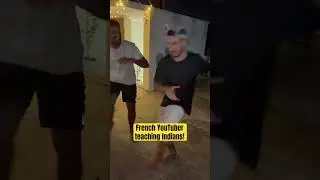 French youtuber dancing to Indian trending song #french #sahiba #youtuber #arunachalam