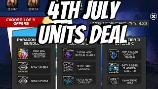 4th July Units deal | Ranks up 6 star Rintrah and Hulkling Rank 4. Marvel Contest of Champions.