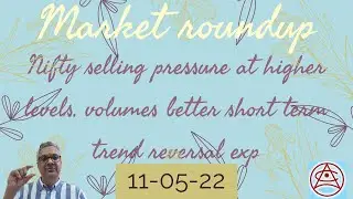 #StockMarket #Nifty selling pressure at higher levels, volumes better short term trend reversal exp