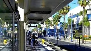 Los Angeles Metro Rail Commuter Train 5. Stock Footage