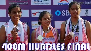 400m Hurdles Girls U18 Final 36th National Junior Athletics Championships 2021