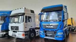 Man f90.  man tgx 1/24 #italeri 